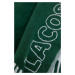 Bavlněný ručník Lacoste zelená barva