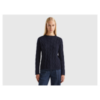Benetton, Cable Knit Sweater