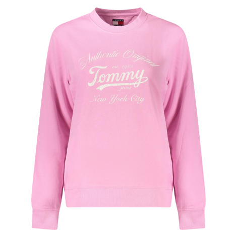 Tommy Jeans DW0DW20942 Dámská mikina růžová Tommy Hilfiger