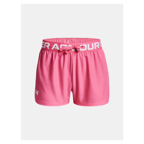 Růžové sportovní kraťasy Under Armour Play Up Solid Shorts