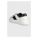 Kožené sneakers boty Calvin Klein LOW TOP LACE UP LTH bílá barva, HM0HM01047