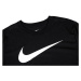 Pánské triko s krátkým rukávem NIKE M NSW TEE ICON SWOOSH-010 BLACK WHITE