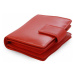 Červená dámská kožená peněženka Makenzie Arwel