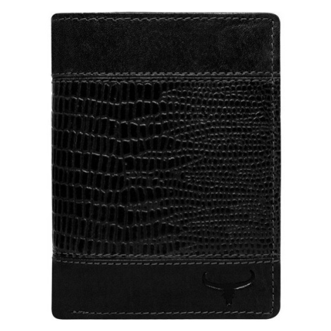 Nadčasová pánská kožená peněženka Jim, černá