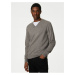 Čistě bavlněný svetr s výstřihem do V Marks & Spencer šedá