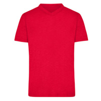 James&Nicholson Pánské tričko JN750 Red