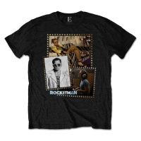 Elton John Tričko Rocketman Montage Unisex Black