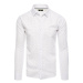 Vzorovaná pánská košile bílé barvy