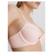 Dámská podprsenka Plunge Push-Up Bra Flirty 000QF5145E2NT světle růžová - Calvin Klein