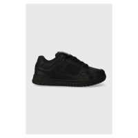 Sneakers boty Tommy Jeans TJM LEATHER SKATER TONGUE černá barva, EM0EM01260