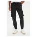 Trendyol Black Men's Regular Fit Rubber Pants with Cargo Pocket Sweatpants