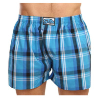 Styx MEN'S BOXERS SHORTS CLASSIC RUBBER Pánské trenky, modrá, velikost