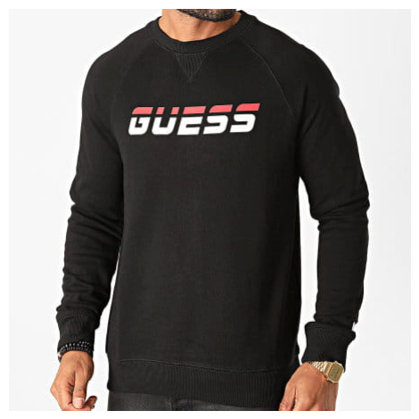 Pánská mikina U0BA48K9V31 - JBLK černá - Guess