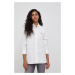 Bavlněné tričko Polo Ralph Lauren dámská, bílá barva, relaxed, s klasickým límcem