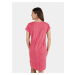 Růžové dámské vzorované šaty se zavazováním SAM 73