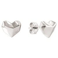 Calvin Klein Romantické ocelové náušnice se srdíčkem In Love 35000041