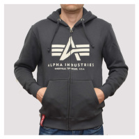 Alpha Industries/ Basic Zip Hoody grey