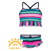 COLOR KIDS-Bikini w. frills-dress blues Modrá