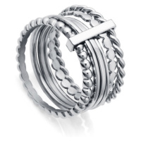Viceroy Moderní ocelový prsten Chic 75307A01