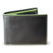 Černozelená pánská kožená peněženka Marston Arwel
