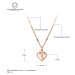 Victoria Filippi Stainless Steel Ocelový náhrdelník Valentina - chirurgická ocel, srdce NHN20035