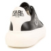 Dětské kožené sneakers boty Karl Lagerfeld černá barva