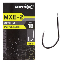 Matrix háčky mxb-2 barbed spade end black nickel 10 ks - 20