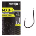 Matrix háčky mxb-2 barbed spade end black nickel 10 ks - 20