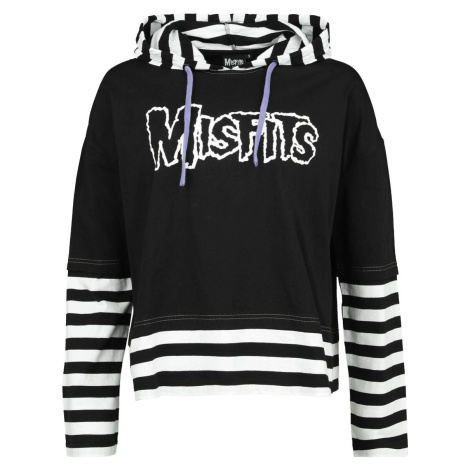 Misfits EMP Signature Collection - Oversize Dámské tričko s dlouhými rukávy cerná/bílá