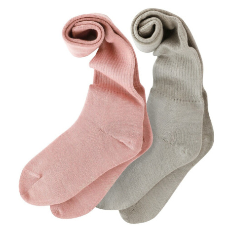 Sada 2 párů vysokých ponožek ze žebrovaného úpletu Blancheporte