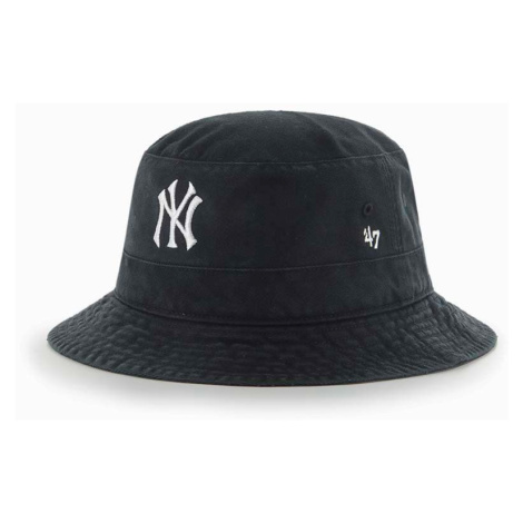 Bavlněná čepice 47brand New York Yankeees černá barva 47 Brand