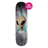 SK8 DESKA ALIEN Visitor Reality PLEXI LA - šedá