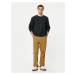 Koton Basic Sweater Crew Neck Long Sleeve with Fabric Detail