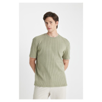 DEFACTO Regular Fit Crew Neck Ribbed Camisole Short Sleeve T-Shirt