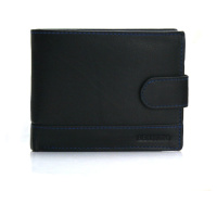 Pánská kožená peněženka Bellugio Sam, černo-modrá