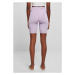 Ladies High Waist Tech Mesh Cycle Shorts - lilac