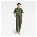 G-STAR Jumpsuit - Army jumpsuit s\s wmn green