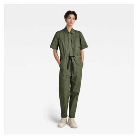 G-STAR Jumpsuit - Army jumpsuit s\s wmn green