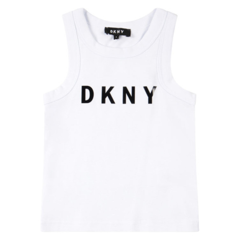 Nátělník bílý s potiskem DKNY