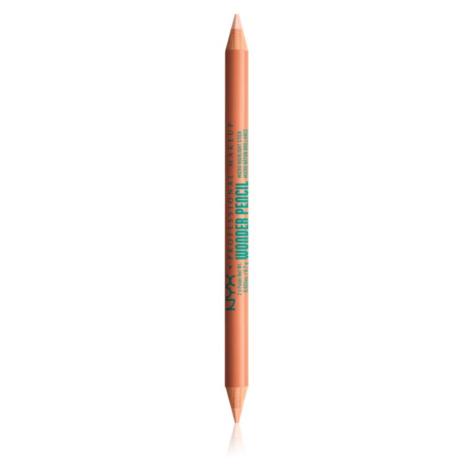 NYX Professional Makeup Wonder Pencil oboustranná tužka na oči odstín 01 Light 2x0,7 g