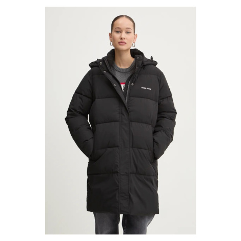 Bunda Guess Jeans dámská, černá barva, zimní, W4BL24 WGII2