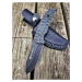 Nůž s pevnou čepelí Birddog Willumsen® – Černá čepel - Stone Wash, Dark Grey
