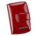 Dámská malá elegantní kožená peněženka  Seereena, červená