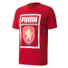 Puma FACR PUMA DNA TEE Pánské fotbalové triko, červená, velikost