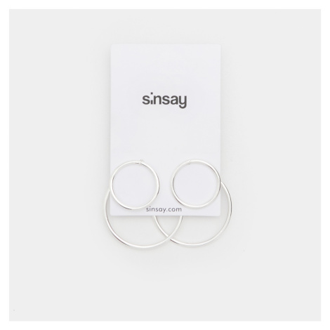 Sinsay - Kruhové náušnice - Stříbrná