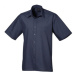 Premier Workwear Pánská košile s krátkým rukávem PR202 Navy -ca. Pantone 2766