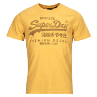 Superdry CLASSIC VL HERITAGE T SHIRT Žlutá