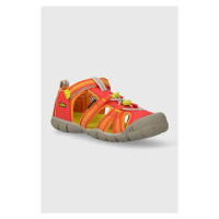 Dětské sandály Keen SEACAMP II CNX oranžová barva