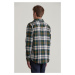 KOŠILE GANT HERRINGBONE CHECK OVERSHIRT TARTAN GREEN