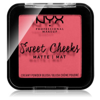 NYX Professional Makeup Sweet Cheeks  Blush Matte tvářenka odstín DAY DREAM 5 g